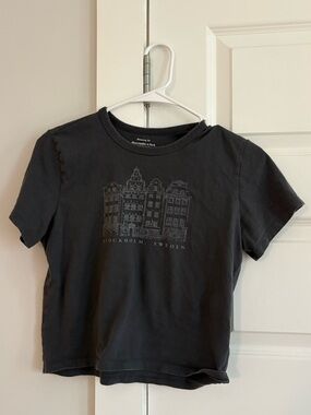 Abercrombie & Fitch Grey Stockholm Graphic Tee